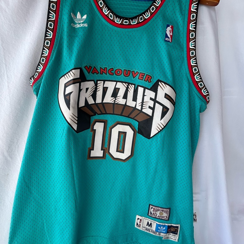 NBA Vintage Adidas Vancouver Grizzlies Teal Jersey